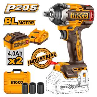 ΜΠΟΥΛΟΝΟΚΛΕΙΔΟ ΜΠΑΤ INGCO 500Nm 20V+2 4.0Ah 0425E