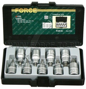ΣΕΤ ΚΑΡΥΔ 1/2 ΑΛΛΕΝ TORX 4102 FORCE 0823Ε