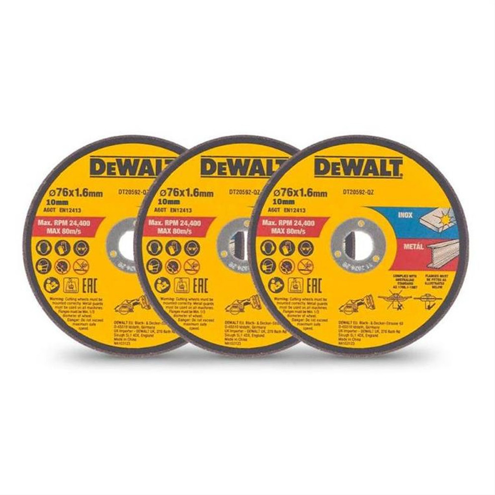 ΤΡΟΧΟΣ ΚΟΠΗΣ ΙΝΟΧ 125 DEWALT 0125Ε