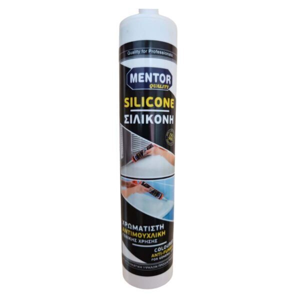 ΣΙΛΙΚΟΝΗ ΜΑΥΡΗ MENTOR 280ml  0525Ε