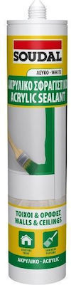 ΣΙΛΙΚΟΝΗ ΛΕΥΚΗ ACRYL SOUDAL 280ml 0625E