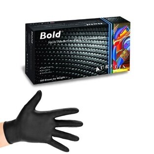 ΓΑΝΤΙΑ ΝΙΤΡΙΛΙΟΥ 1ΧΡ 100Τ ΦΩΤ ΜΑΥΡΑ L 0925Ε