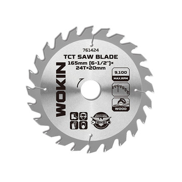 ΔΙΣΚΟΣ ΞΥΛΟΥ 165 WOKIN 1125Ε