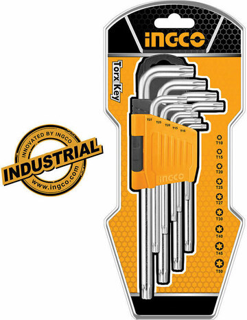ΣΕΤ TORX 9Τ Τ10-Τ50 L INGCO 0924Ε