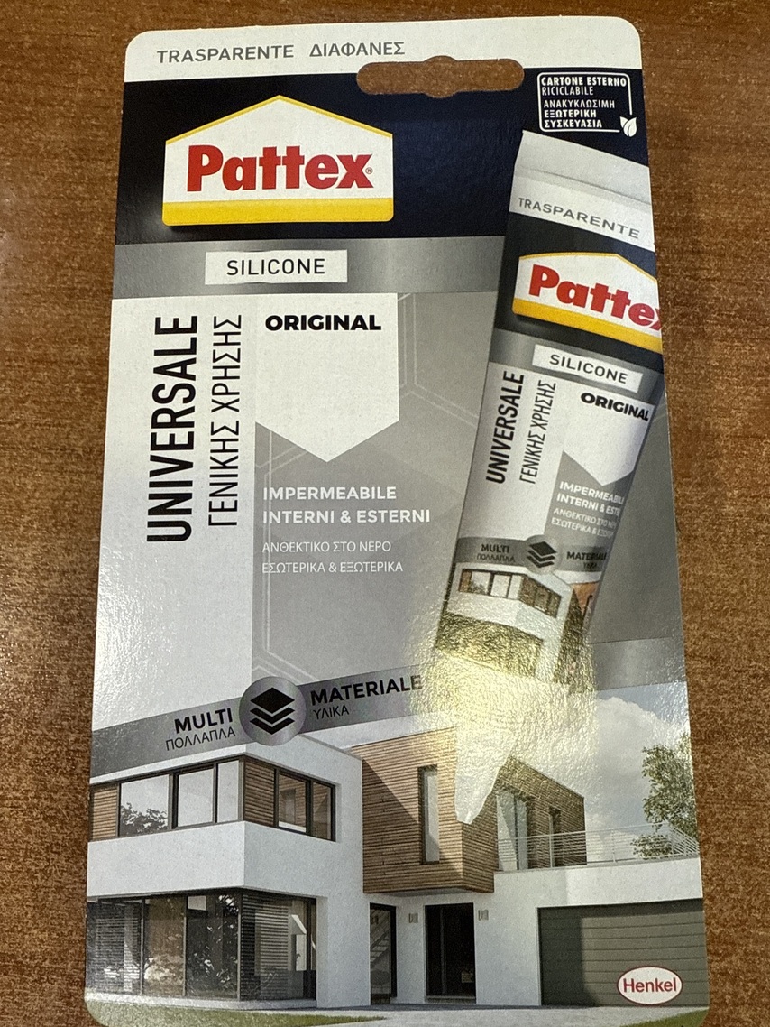 ΣΙΛΙΚΟΝΗ ΔΙΑΦΑΝΗ PATTEX ΓΕΝ ΧΡΗΣΗΣ 50ml 0925Ε