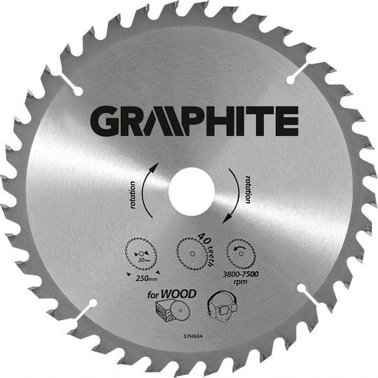 ΔΙΣΚΟΣ ΞΥΛΟΥ GRAPHITE 115 0925Ε