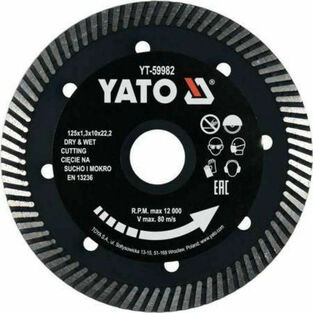ΔΙΣΚΟΣ ΔΟΜΙΚΩΝ 125 YATO 0924Ε