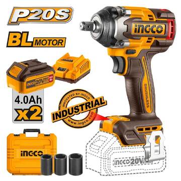 ΜΠΟΥΛΟΝΟΚΛΕΙΔΟ ΜΠΑΤ INGCO 500Nm 20V+2 4.0Ah 0425E