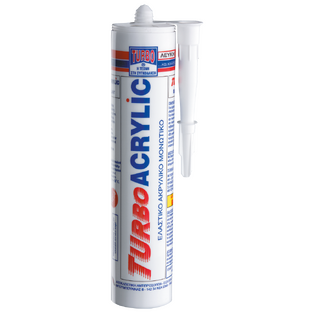 ΣΙΛΙΚΟΝΗ ΓΚΡΙ ACRYL TURBO 280ml 0823Ε