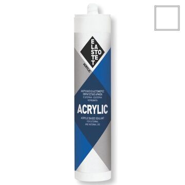 ΣΙΛΙΚΟΝΗ ΛΕΥΚΗ ACRYL ELAST 280ml 0126Ε